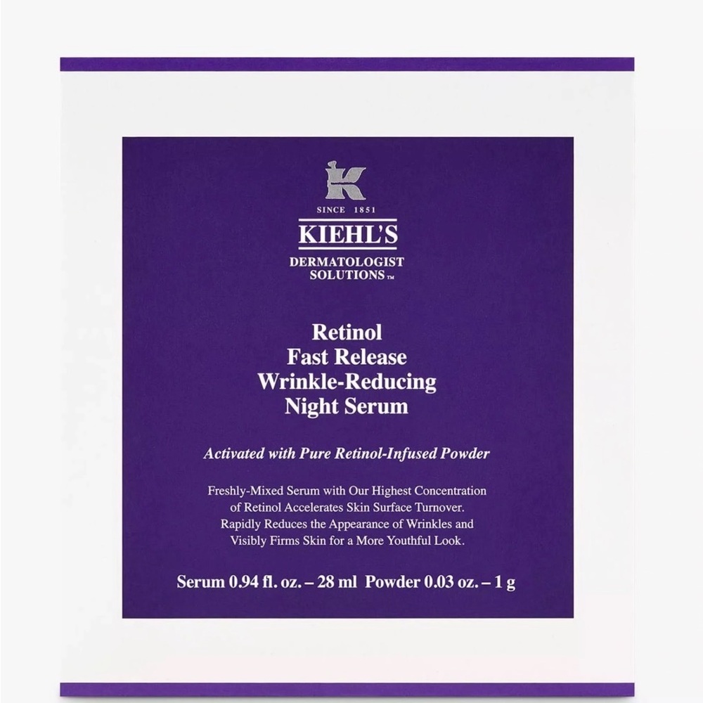 Kiehl's Wrinkle Reduction Serum with Purple Accents